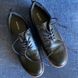 Alfani Men's Black Leather Shoes